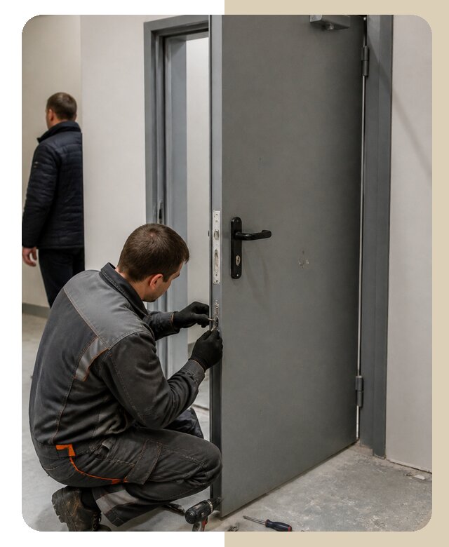 Ремонт противопожарной двери в Владимире по цене 6744 р. | ДвериЛегко-Вдм