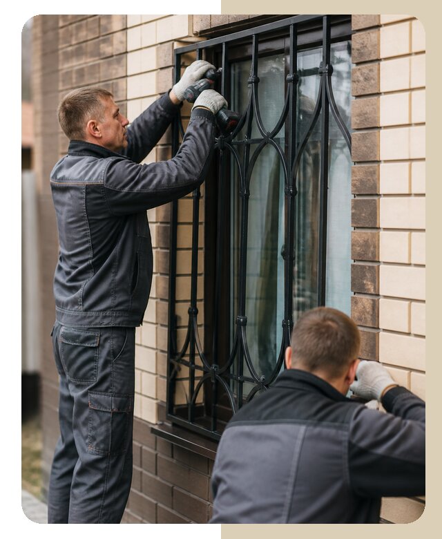 Установка решеток в дом в Владимире по цене от 3631 р. | ДвериЛегко-Вдм