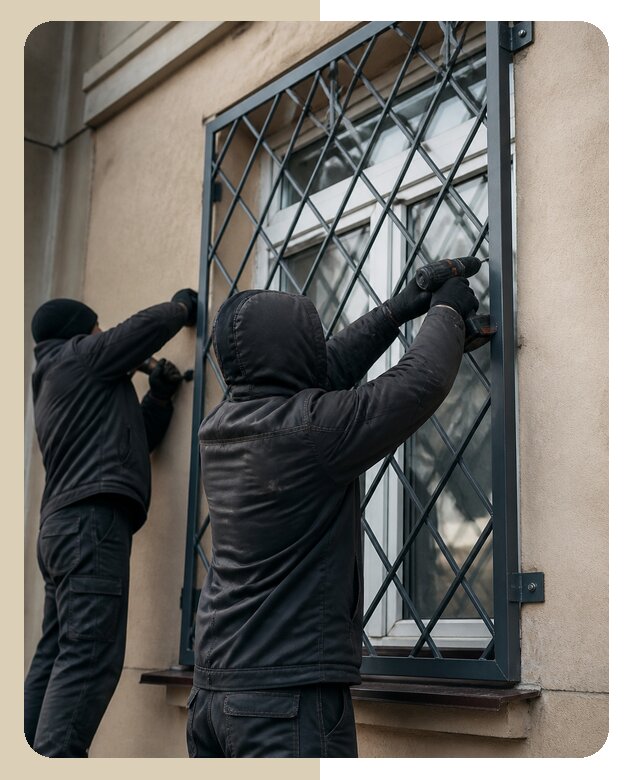Установка антивандальных решеток на окна в Владимире